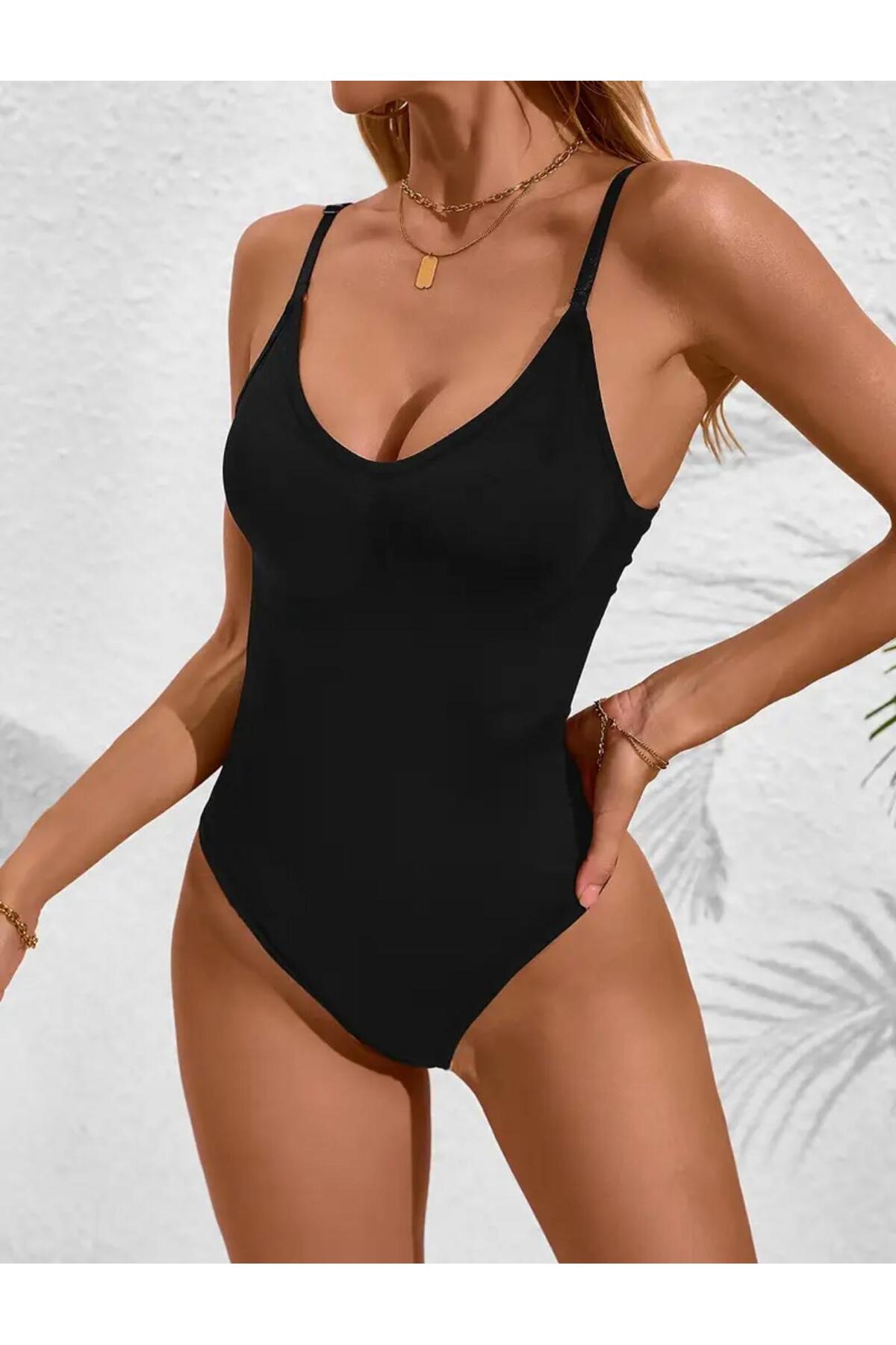sıkılaştırıcı toparlayıcı zıbın string korse 9052 Siyah 3